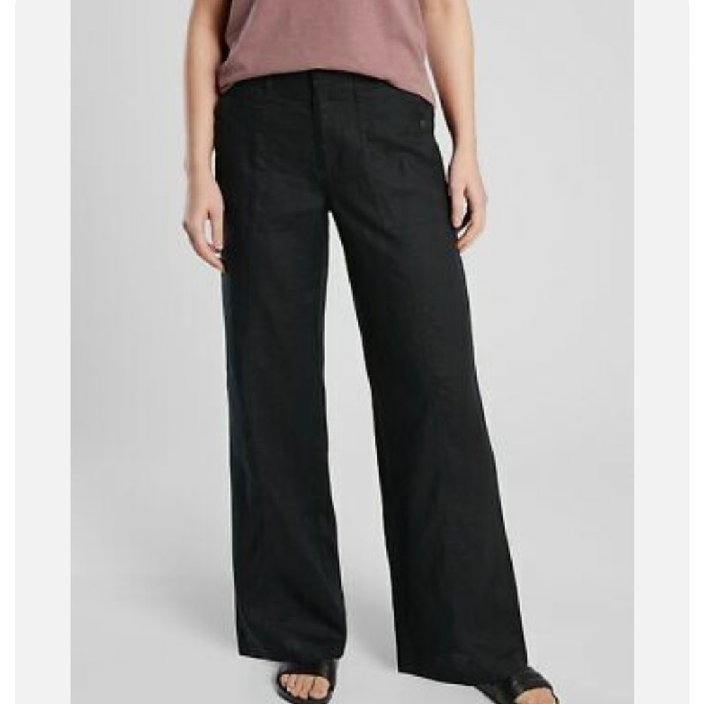Athleta Cabo Linen Retreat Pants Sz 2